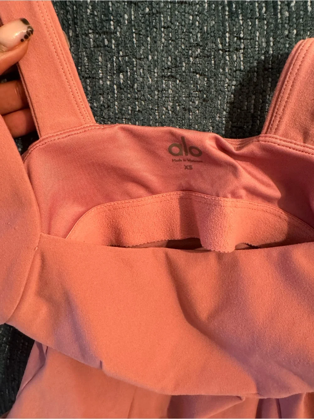 ALO Rose Pink Fit & Flare Dress